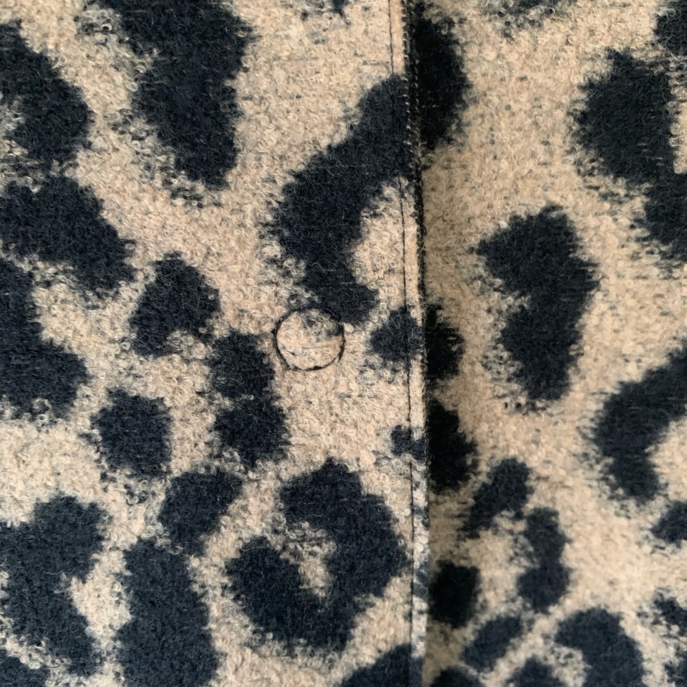 HARRIS WHARF LONDON Leopard Print Jacket Designer Fall Wool Coat NEW IT 38 - Picture 10 of 16